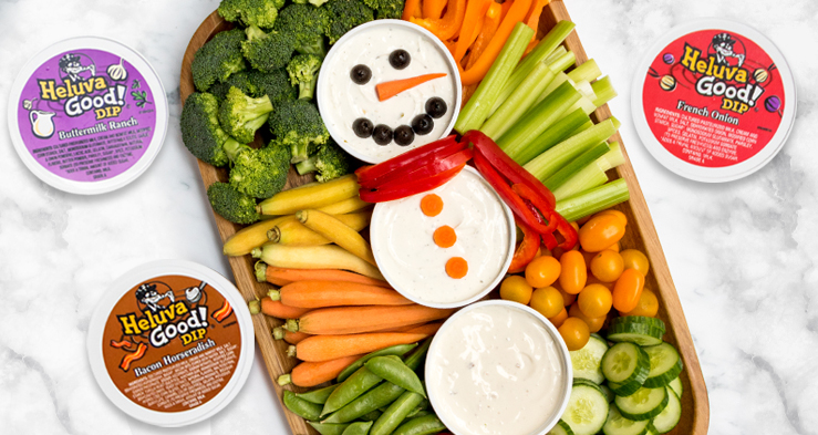 Snowman Veggie Tray Holiday Tutorial - Joy in the Commonplace
